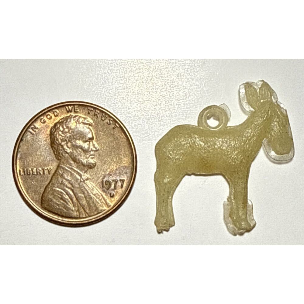 Vintage Donkey Cracker Jack Celluloid Charm‎ 1A